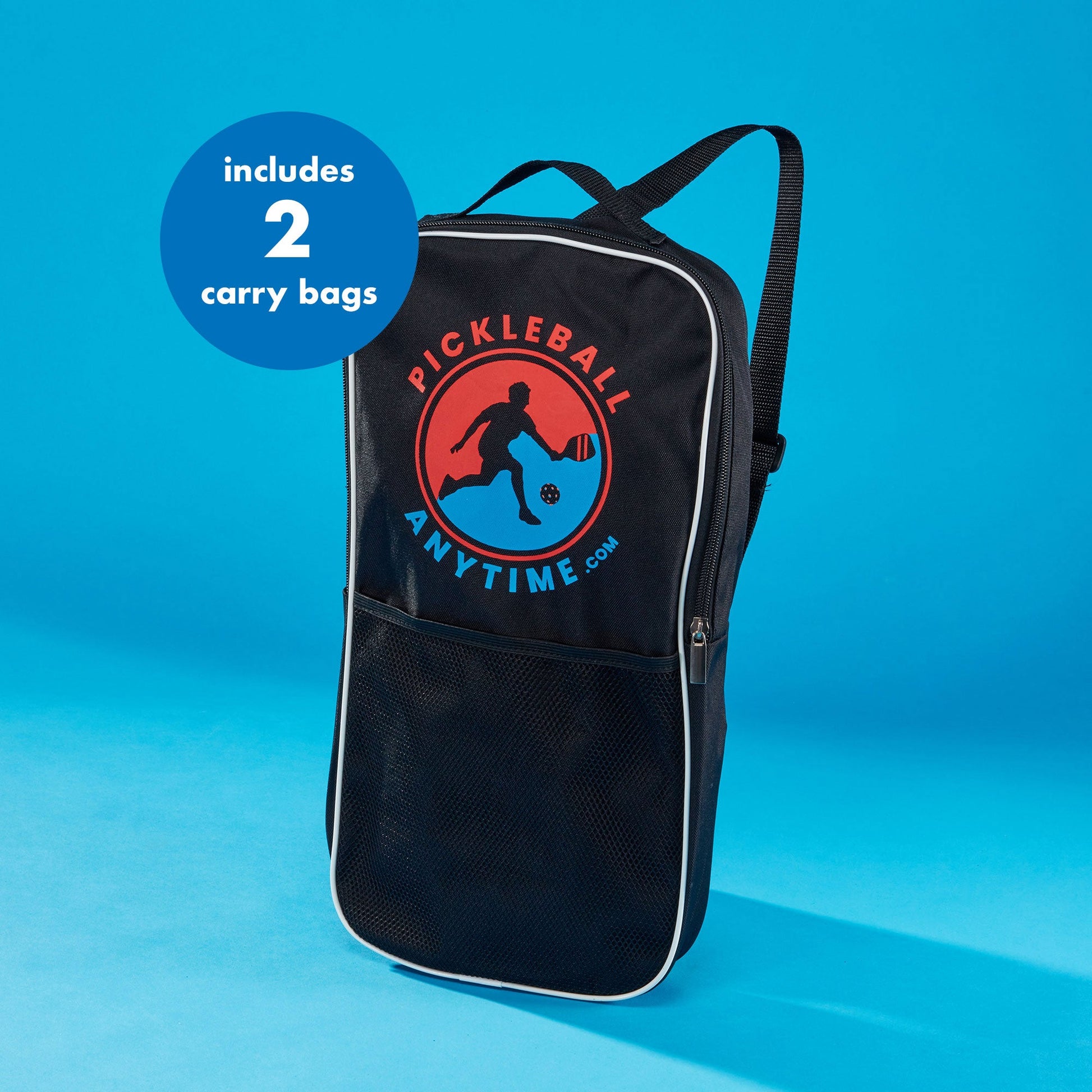 4 - Player Paddles, Net and Balls Set - Pickleball Anytime