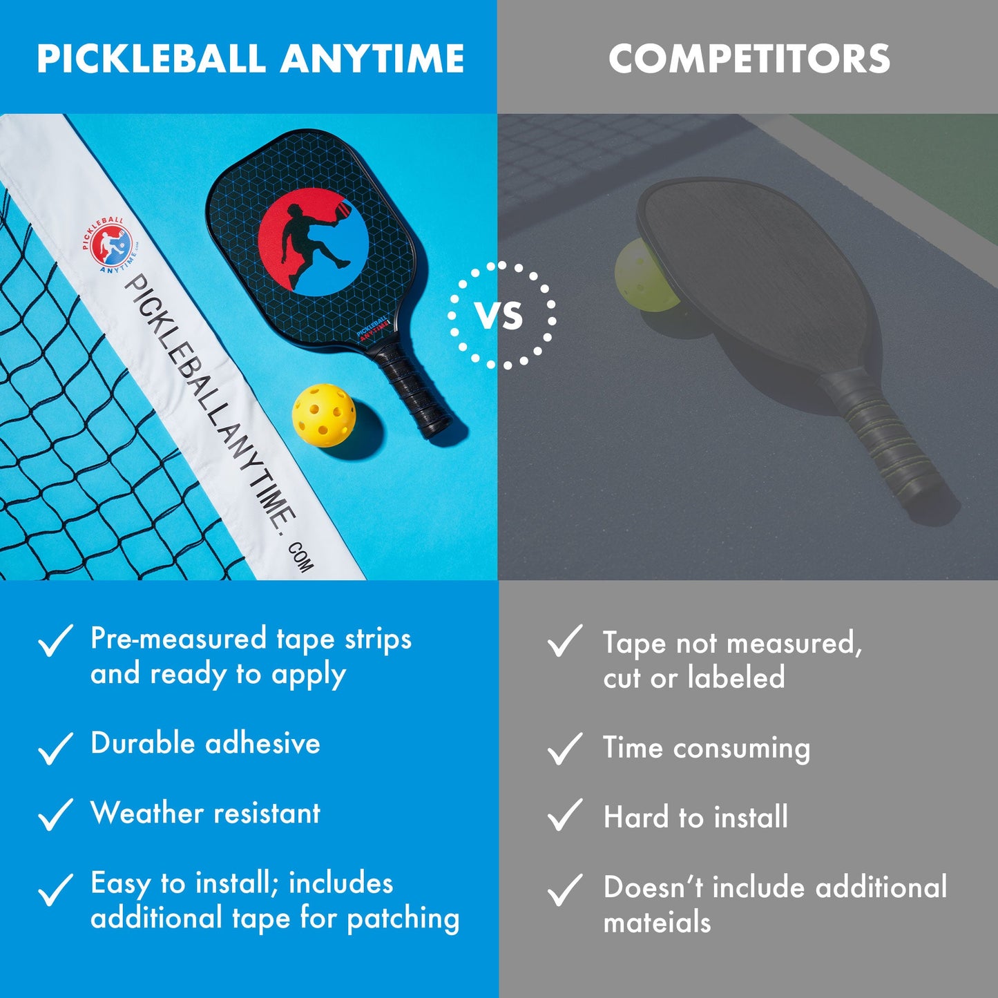 Complete Pickleball Court Set - Pickleball Anytime