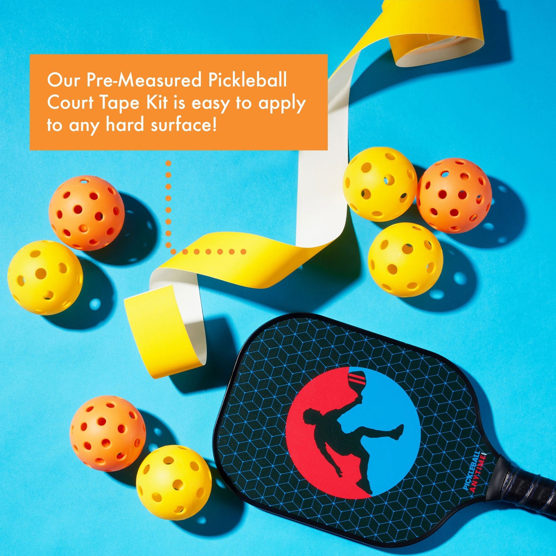 Complete Pickleball Court Tape Kit - Best Seller! - Pickleball Anytime