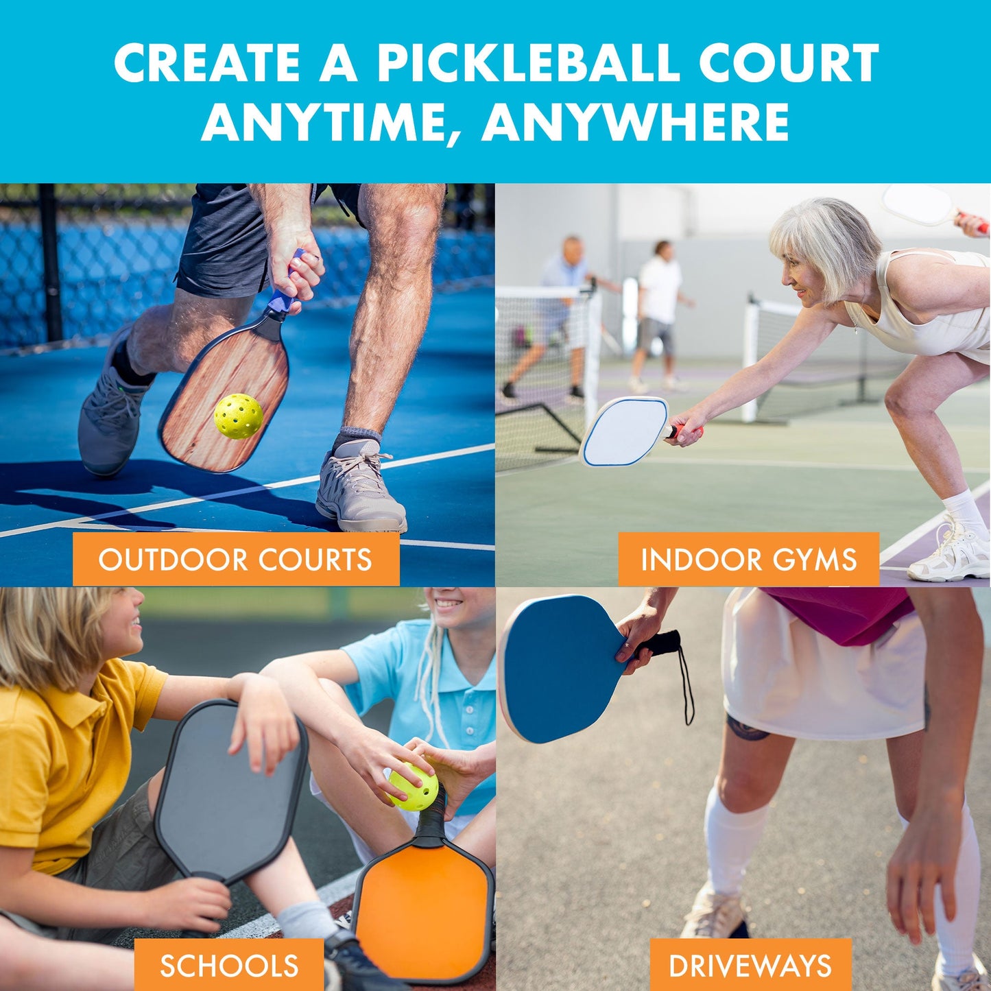 2 - Player "Pickleball To - Go" Set - Pickleball Anytime