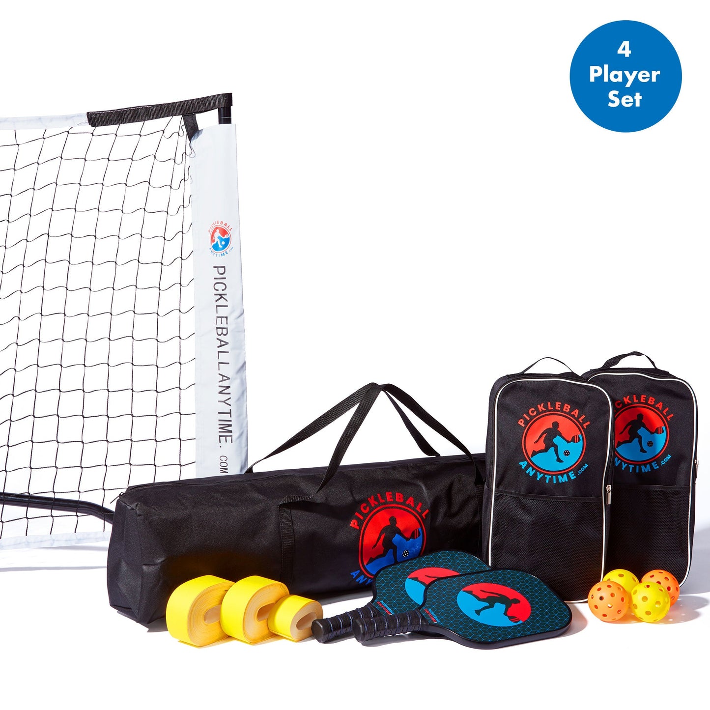 4 - Player "Pickleball To - Go" Set - Pickleball Anytime